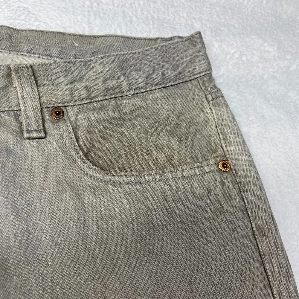 Vintage Levi's Button Fly Jeans Men's Gray Denim Classic Pockets‎ Y2K - 36X30.5